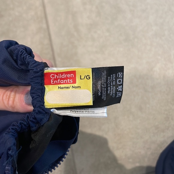 Kombi Mittens, Children, Enfant, Size L, Navy and Orange - Picture 6 of 8